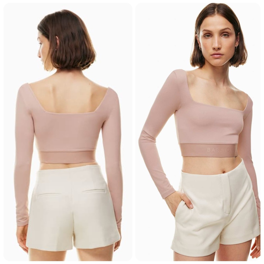 Babaton Sylvia Contour Longsleeve in Blush